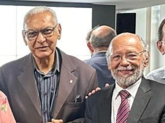 Adilson Domingos dos Reis e o presidente da ABRAZPE, Helson Braga