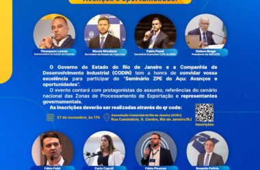 Seminário debate avanços e oportunidades da ZPE do Açu no Rio