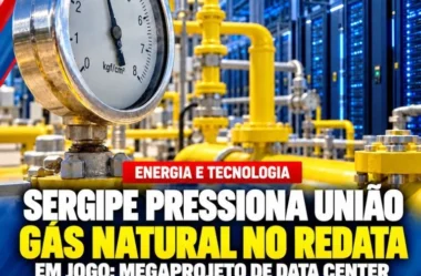 Governo de Sergipe pressiona União para manter gás natural no Redata e proteger megaprojeto de Data Center